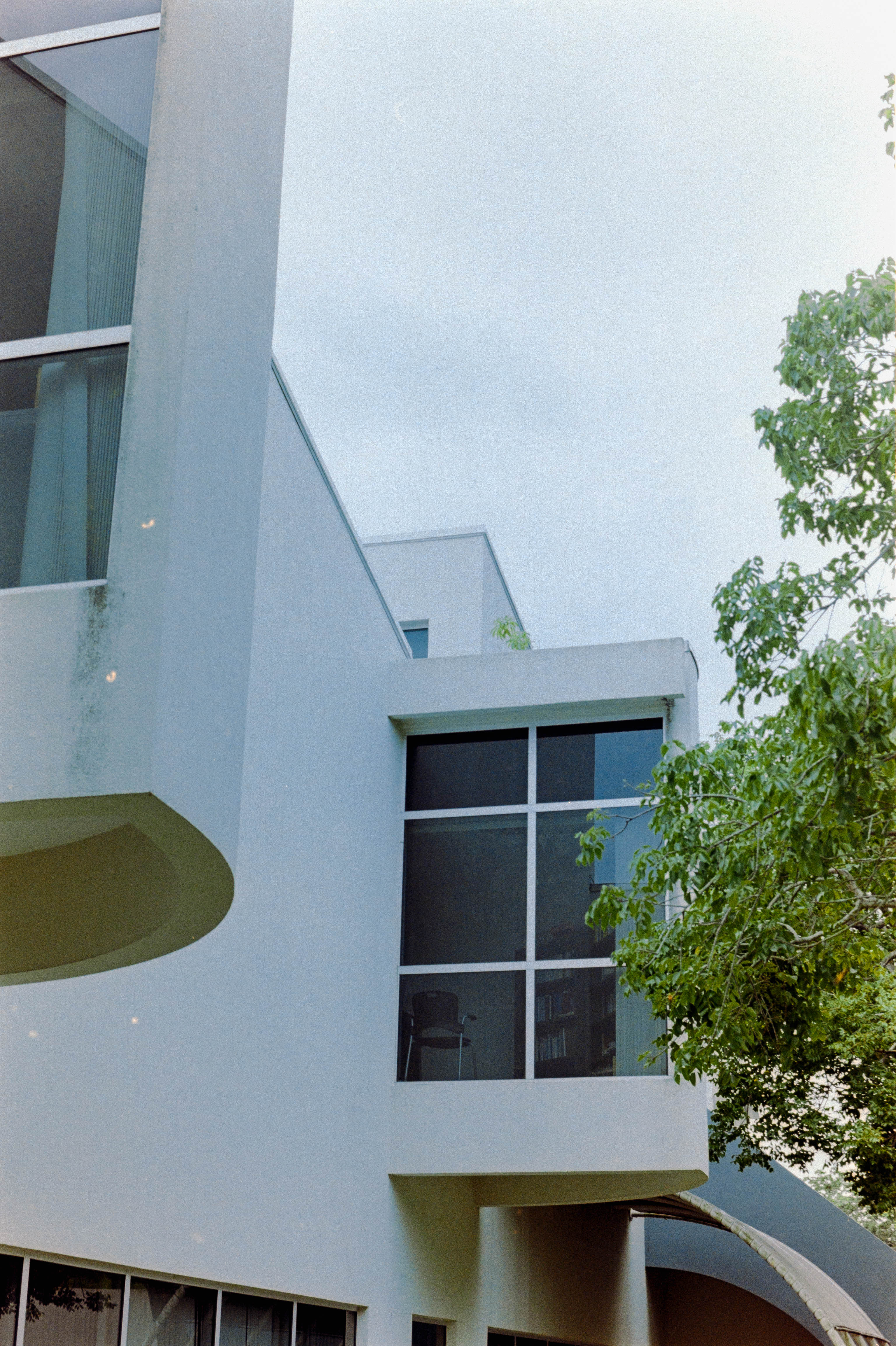 cool shapes on a building